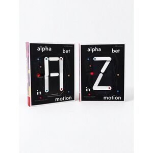 Alphabet in Motion How Letters Get Their Shape Kelli Anderson Pop-Up Book ABC